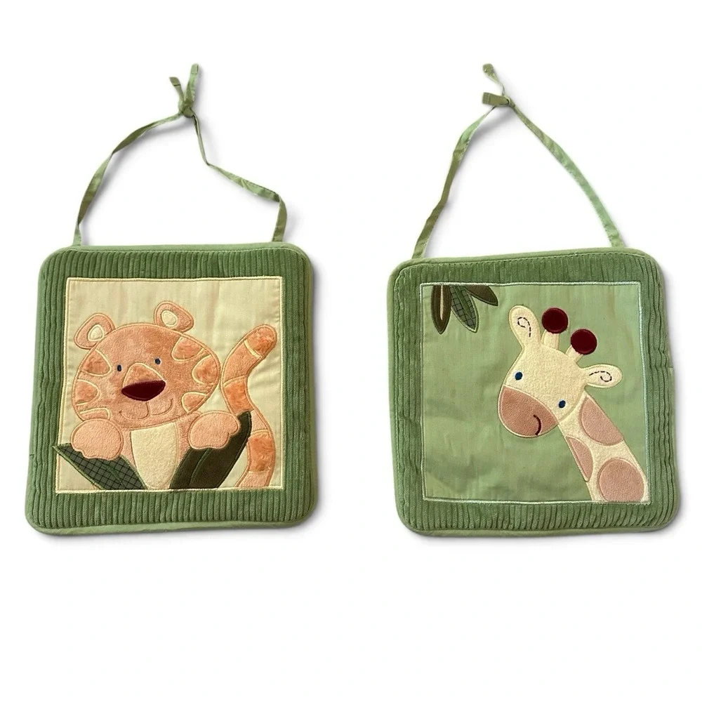 NoJo Jungle Babies 6-Piece Crib Bedding Set Safari Nursery Comforter